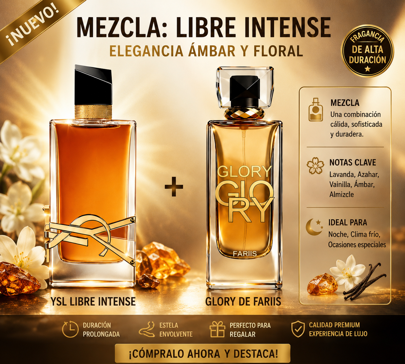 Glory Paris Eau de Parfum 80 ml (2.7 FL. OZ.)