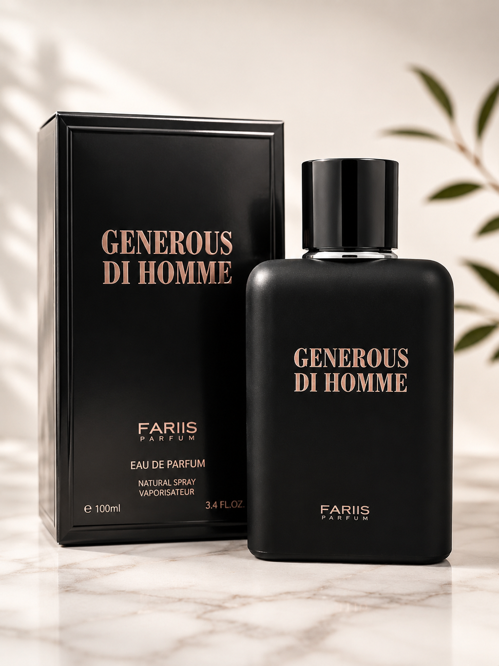 Generous Di Homme Eau de Parfum 100 ml – Faris Parfum De Hombre